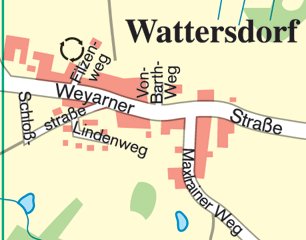 Ortsplan Wattersdorf