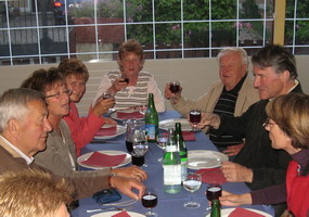 Abendessen in Madonna del Boschi